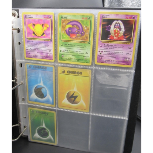 164 - Two Pokemon trading card folders containing approx. 175 cards c1999 and c2000