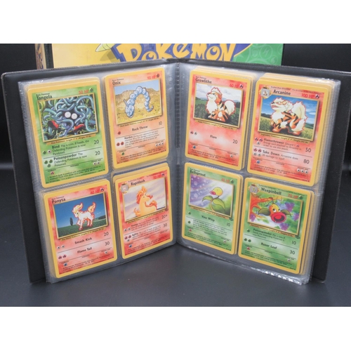 164 - Two Pokemon trading card folders containing approx. 175 cards c1999 and c2000