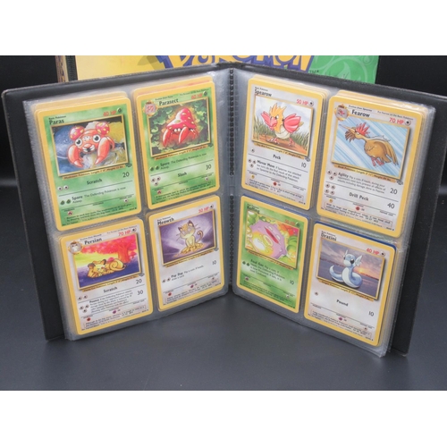 164 - Two Pokemon trading card folders containing approx. 175 cards c1999 and c2000