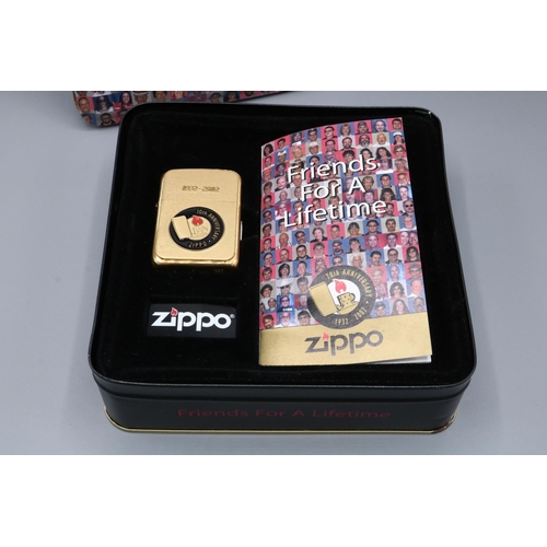 392 - Zippo lighter: 70th Anniversary 1932-2002 edition, with box