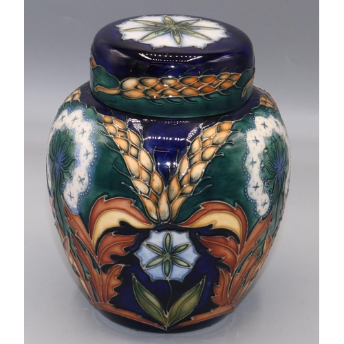 553 - Moorcroft Pottery: 'King Lear' pattern ginger jar, from the Shakespeare series produced for B&W Thor... 