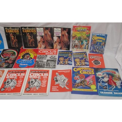 1169 - Chipperfields Circus - collection of Chipperfields Circus programmes, Mary Chipperfields Circus book... 