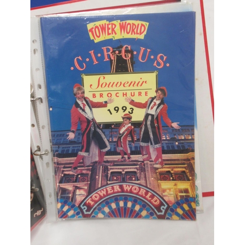 1170 - Great Yarmouth Hippodrome Circus and Blackpool Tower Circus -  collection of mid to late c20th progr... 