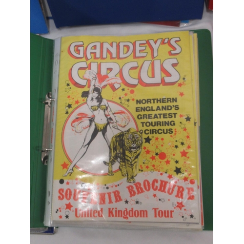 1172 - A large mixed collection of British and visiting International circus programmes and ephemera, cover... 