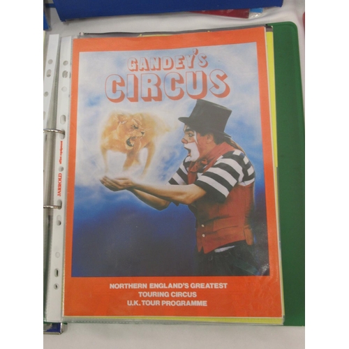 1172 - A large mixed collection of British and visiting International circus programmes and ephemera, cover... 