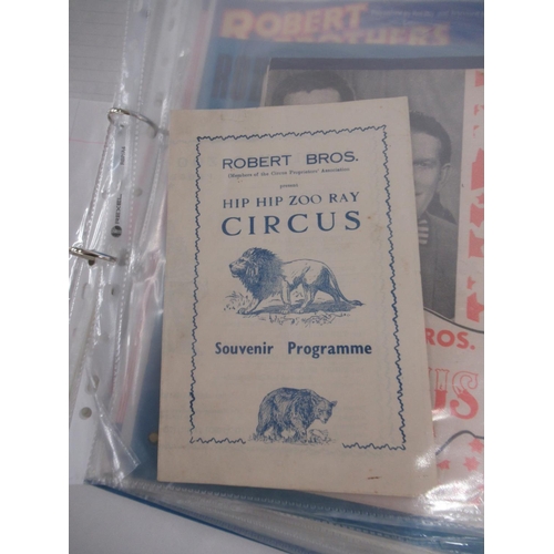 1172 - A large mixed collection of British and visiting International circus programmes and ephemera, cover... 