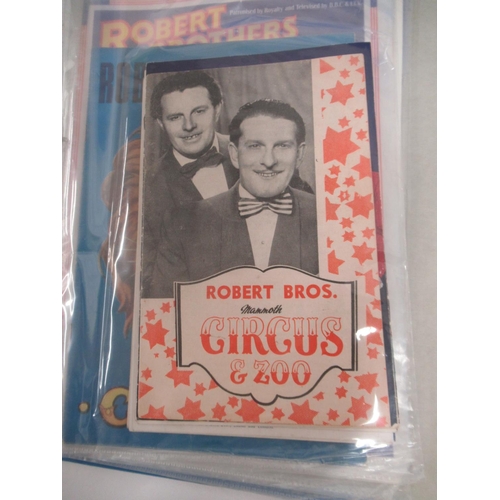 1172 - A large mixed collection of British and visiting International circus programmes and ephemera, cover... 