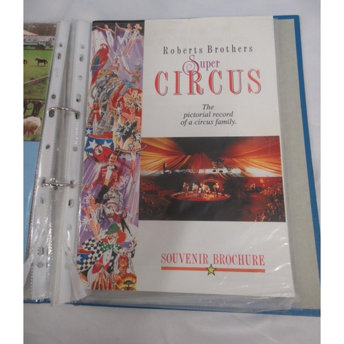 1172 - A large mixed collection of British and visiting International circus programmes and ephemera, cover... 