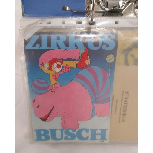 1173 - Mixed collection of Soviet and East German circus programmes from the 1960s -80s, and photos taken o... 