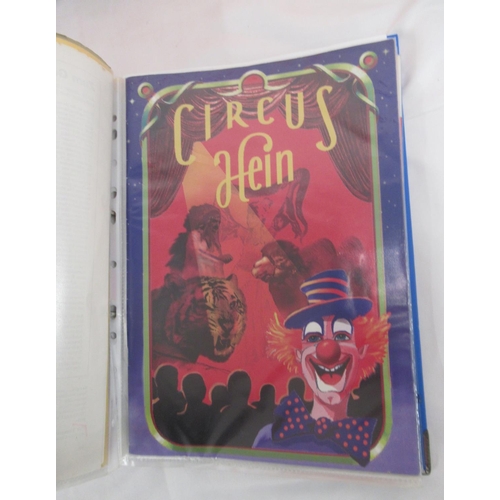 1173 - Mixed collection of Soviet and East German circus programmes from the 1960s -80s, and photos taken o... 