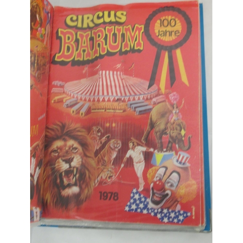 1173 - Mixed collection of Soviet and East German circus programmes from the 1960s -80s, and photos taken o... 