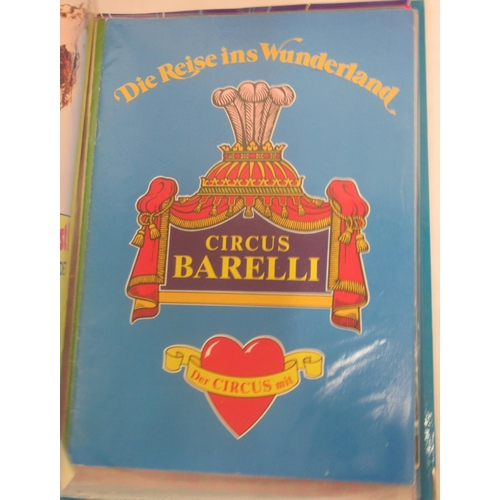 1173 - Mixed collection of Soviet and East German circus programmes from the 1960s -80s, and photos taken o... 