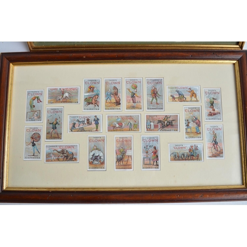 1166 - Collection of framed circus/fairground related prints and pictures to include Knie Circus unter Wass... 