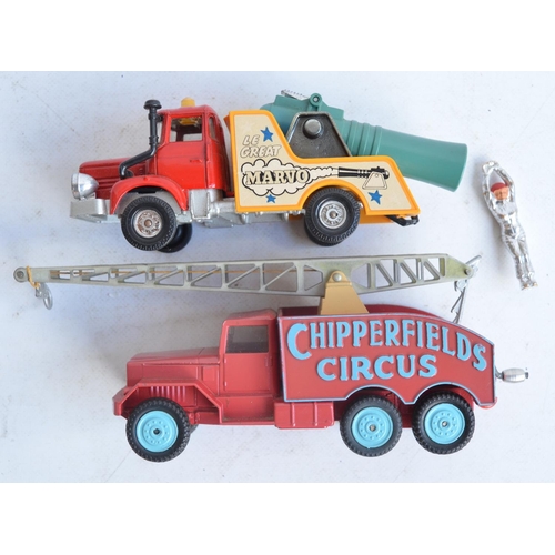 1180 - Collection of vintage Corgi Toys diecast Chipperfield's Circus model vehicles to incl. 1139 Chipperf... 