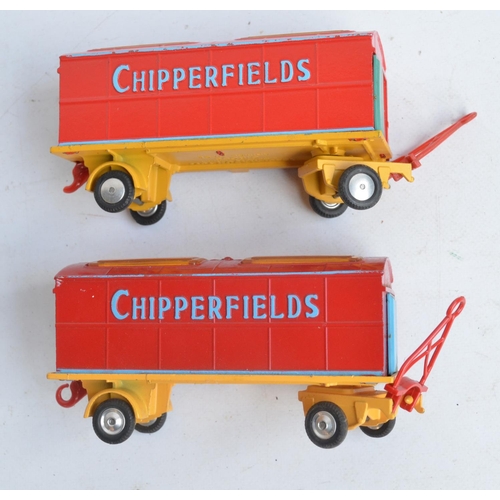 1180 - Collection of vintage Corgi Toys diecast Chipperfield's Circus model vehicles to incl. 1139 Chipperf... 