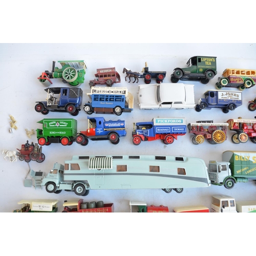 1182 - Collection of unboxed mostly play worn diecast model vehicles, various scales and manufacturers, to ... 