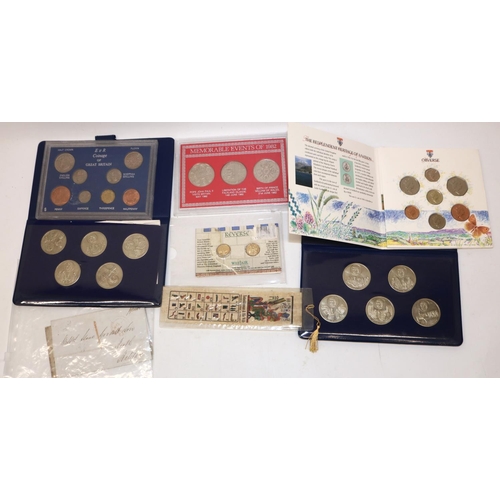 166 - ERII Royal Mint 1989 Brilliant Uncirculated Coin Collection, ERII Memorable Events of 1982 set of th... 