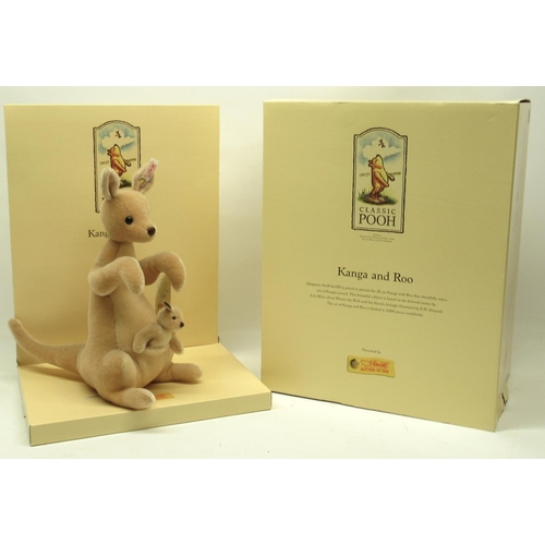 608 - Steiff: 'Kanga and Roo' from the Winnie the Pooh 'Classic Pooh' series, H28cm, with box