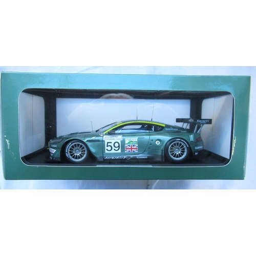 188 - Boxed 1/18 scale Aston Martin Racing Racing Le Mans DBR9 by Autoart, limited edition 1313/3000. Mode... 