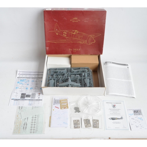 103 - Collection of model kits to include Eduard Royal Class R0012 1/72 Fw190A-8 set with 4 Fw190A-8 kits ... 