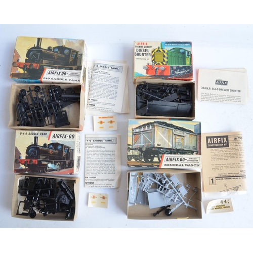 114 - Collection of OO/HO gauge railway plastic model kits from Airfix, mostly unbuilt to include 2x 0-4-0... 