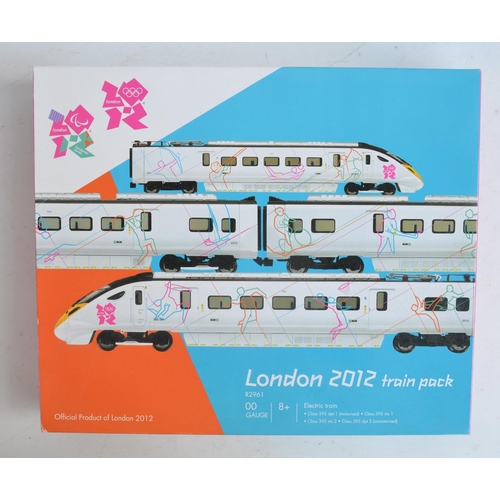 116 - Hornby R2961 OO gauge London 2012 Olympics limited edition Class 395 with dummy and power cars and 2... 