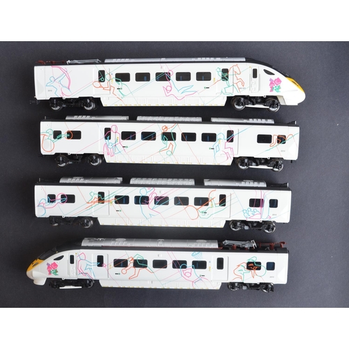 116 - Hornby R2961 OO gauge London 2012 Olympics limited edition Class 395 with dummy and power cars and 2... 