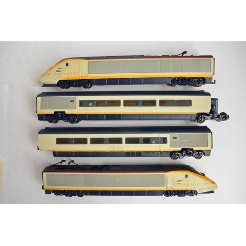 117 - Hornby/Jouef limited edition HO gauge R543 Class 373 Eurostar train pack with power and dummy cars a... 