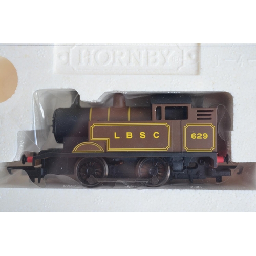 125 - Four boxed OO gauge 0-4-0 electric steam train models from Hornby to include a Smokey Joe Class 0F (... 