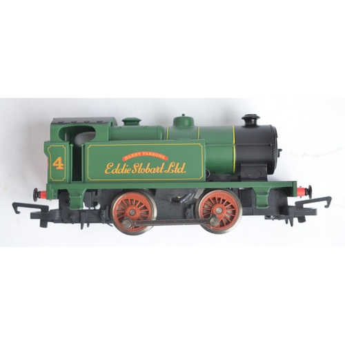 125 - Four boxed OO gauge 0-4-0 electric steam train models from Hornby to include a Smokey Joe Class 0F (... 