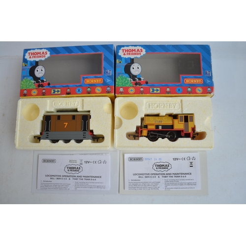 127 - Four boxed OO gauge Thomas The Tank Engine themed railway models from Hornby to include R9047 Bill 0... 