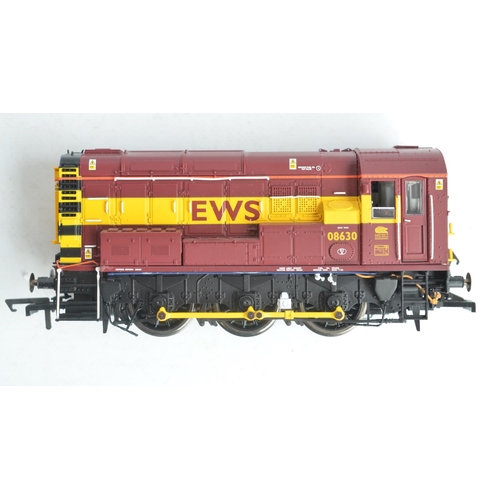 135 - Hornby DCC Ready OO gauge R2595 Super Detail EWS 0-6-0 Class 08 diesel electric train model in excel... 