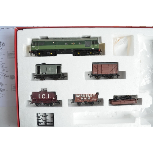 142 - Bachmann OO gauge Digital Freight Set 30-045 with Class 25 diesel and replacement goods wagons (not ... 