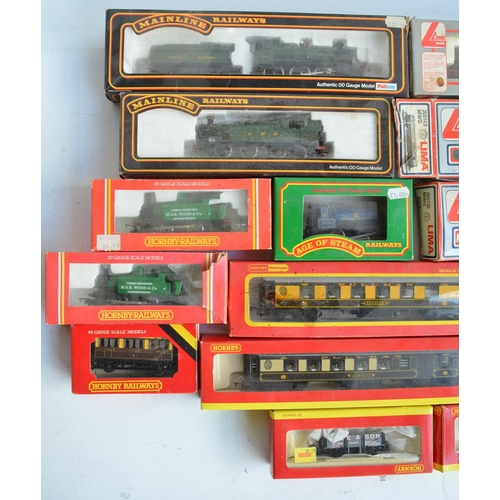 146 - Collection of previously run boxed OO gauge railway models from Hornby, Lima, Age Of Steam Railways ... 