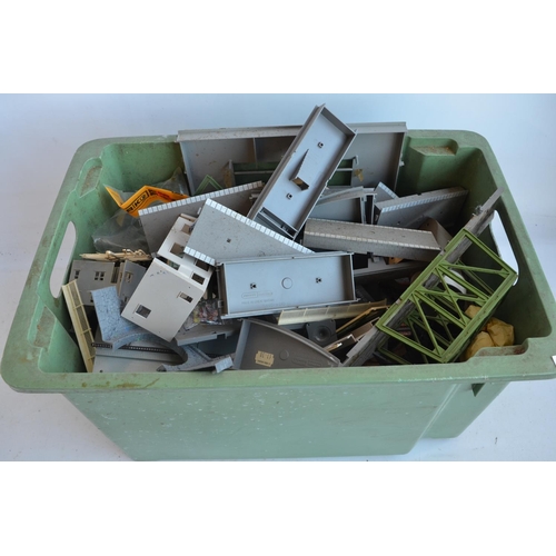 149 - Extensive collection of mostly previously used OO gauge model railway accessories, plastic kit build... 