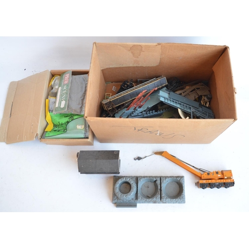 149 - Extensive collection of mostly previously used OO gauge model railway accessories, plastic kit build... 