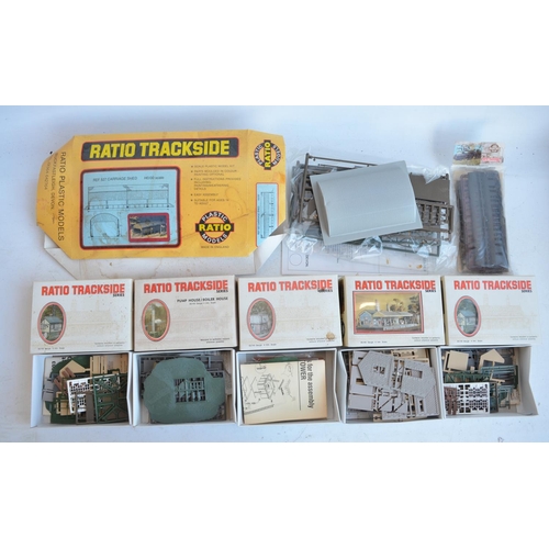 149 - Extensive collection of mostly previously used OO gauge model railway accessories, plastic kit build... 