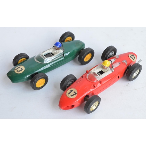 164 - Vintage MiniModels Scalextric Grand Prix Series GP33 boxed set with 2 cars, figures, track etc (cars... 