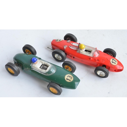 164 - Vintage MiniModels Scalextric Grand Prix Series GP33 boxed set with 2 cars, figures, track etc (cars... 