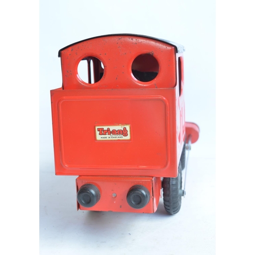 171 - Vintage boxed 1960's Tri-ang Puff-Puff pull/push along  pressed steel train in excellent condition f... 