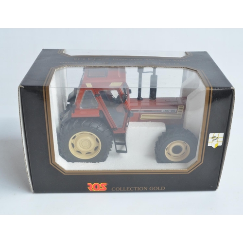 183 - Ros 1/18th scale Fiat 180-90 Turbo DT diecast tractor model in very good previously displayed condit... 