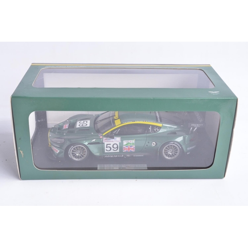 188 - Boxed 1/18 scale Aston Martin Racing Racing Le Mans DBR9 by Autoart, limited edition 1313/3000. Mode... 