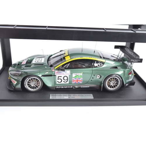 188 - Boxed 1/18 scale Aston Martin Racing Racing Le Mans DBR9 by Autoart, limited edition 1313/3000. Mode... 