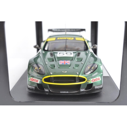 188 - Boxed 1/18 scale Aston Martin Racing Racing Le Mans DBR9 by Autoart, limited edition 1313/3000. Mode... 