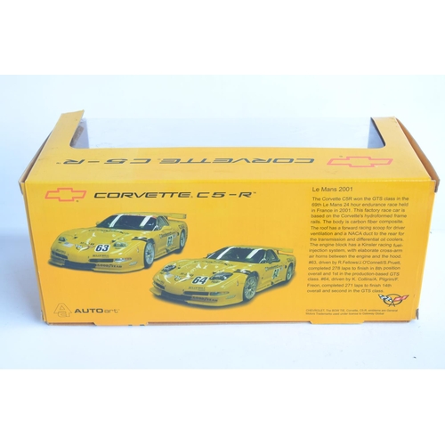 189 - Autoart Racing Division 1/18 scale highly detailed Corvette C5-R diecast model car in near mint cond... 