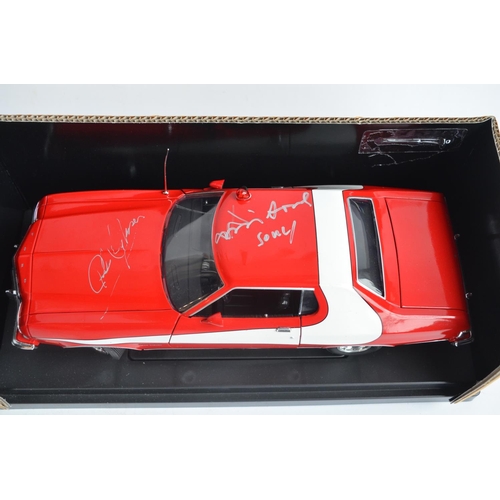 190 - Ertl Collectibles 1/18 diecast Starsky & Hutch Ford Gran Torino with signatures and CoA from Grand P... 