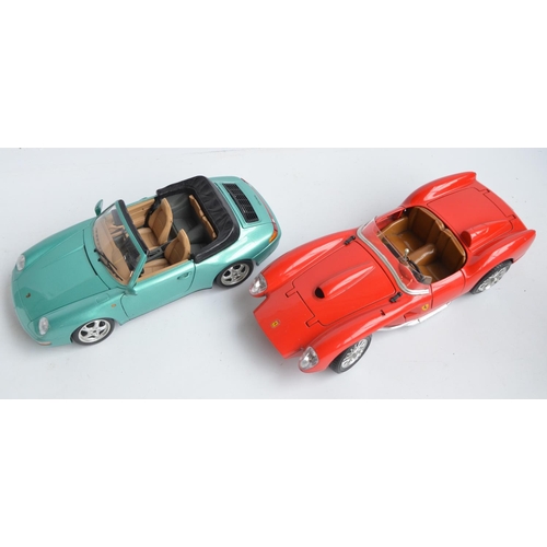 191 - Collection of twelve diecast model cars from Burago and Maisto to include 6x 1/24 scale from Burago ... 