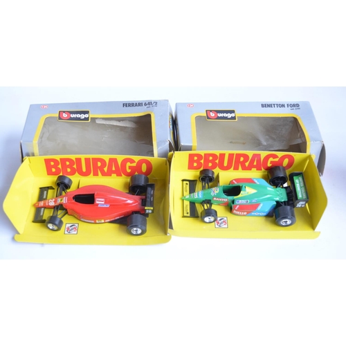 191 - Collection of twelve diecast model cars from Burago and Maisto to include 6x 1/24 scale from Burago ... 