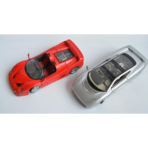 191 - Collection of twelve diecast model cars from Burago and Maisto to include 6x 1/24 scale from Burago ... 