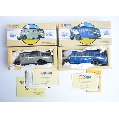 194 - Fourteen boxed mostly classic bus model from Corgi and EFE to include 5x 1/50 scale limited editions... 